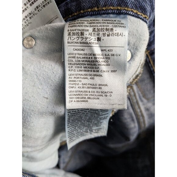 Levis Jeans 511 Blue Denim Straight Leg Cotton Mens Size 32X33 - Picture 3 of 11